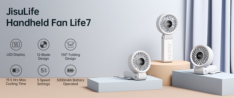 JisuLife Handheld Fan Life7