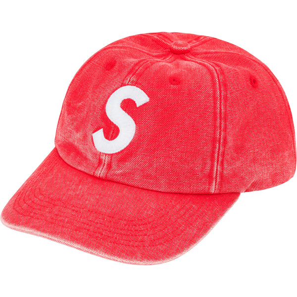 Supreme Pigment Canvas S Logo 6-Panel Red – Gotgoods