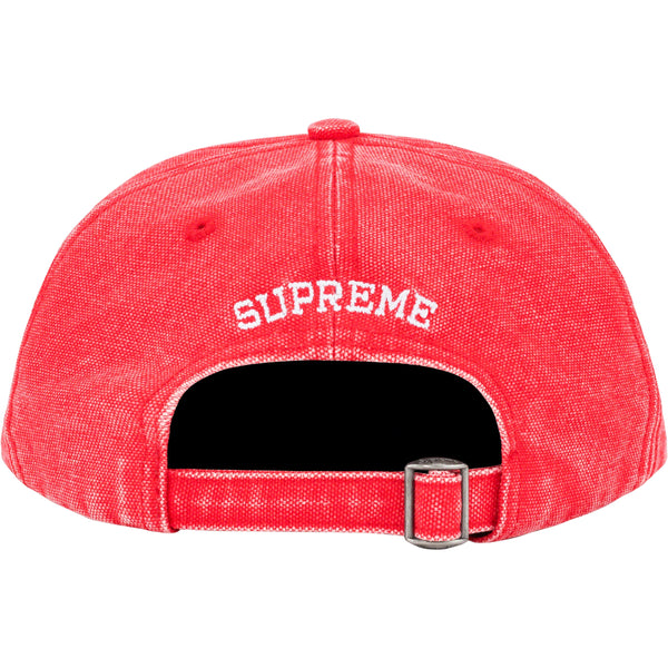 Supreme Pigment Canvas S Logo 6-Panel Red – Gotgoods