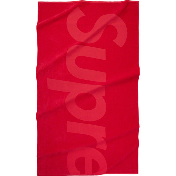 Supreme Tonal Logo Towel Red