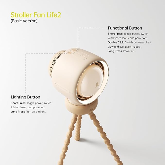 JisuLife Stroller Fan Life2