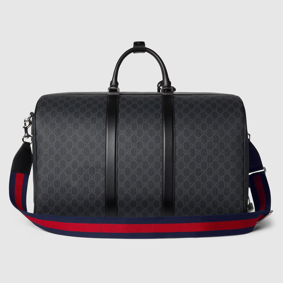 Gucci Luggage Duffle Bag Signature GG Supreme Black (Used)