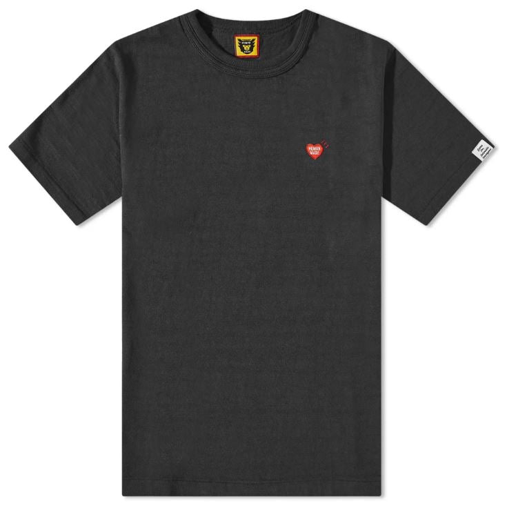 Human Made Heart Badge Slub Tee Black