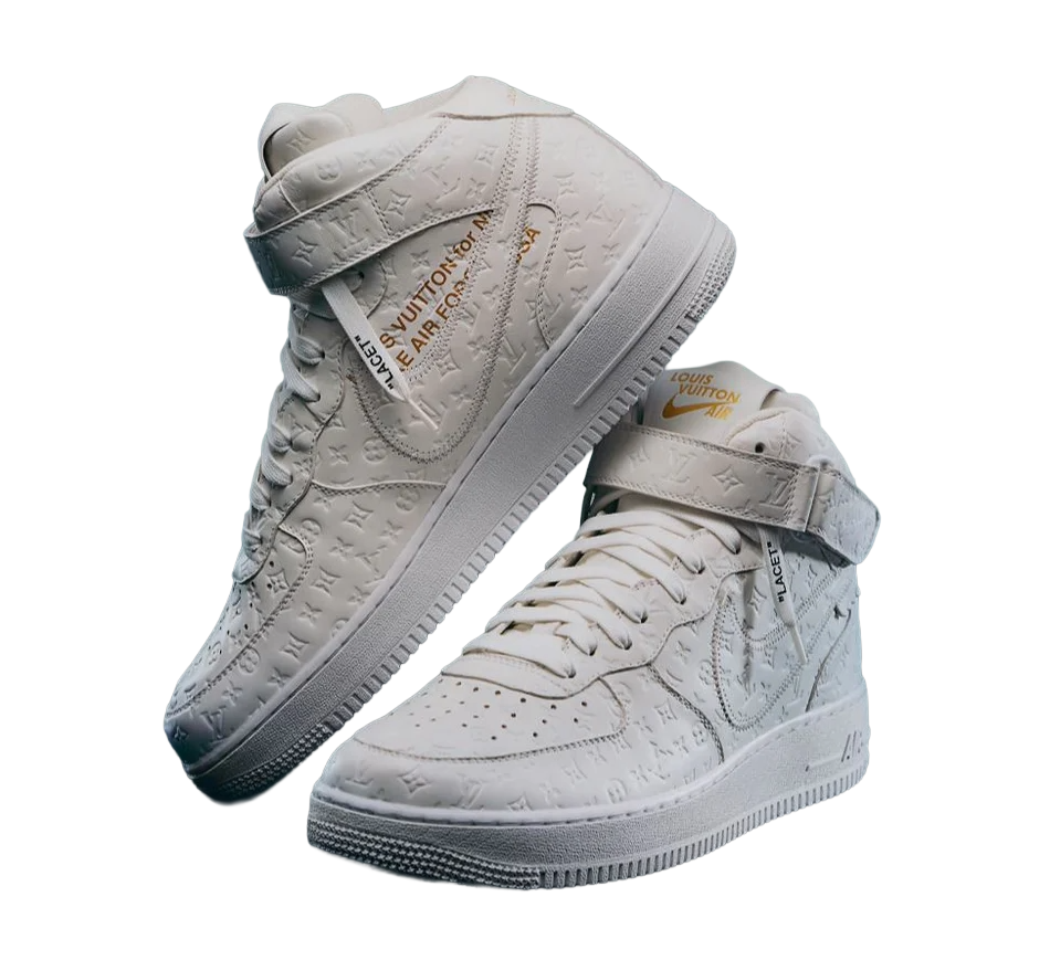 Louis Vuitton × Nike Air Force 1 Mid Nike, Louis Vuitton Louis Vuitton X Nike Air Force 1 Mid