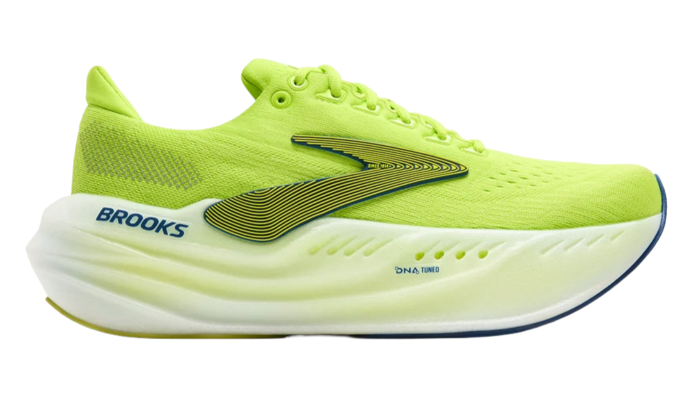 Brooks Glycerin Max Lime Navy Peony White