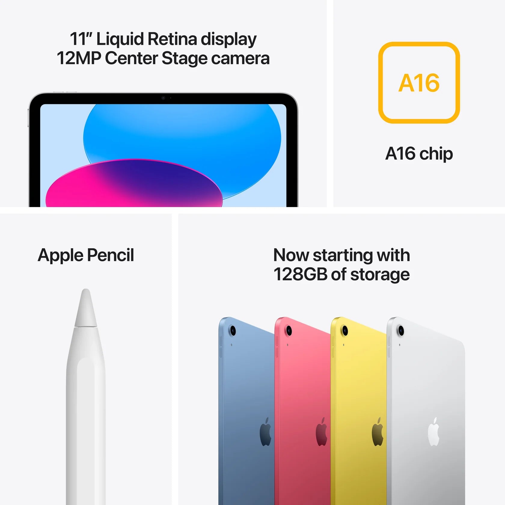 iPad 11th gen A16