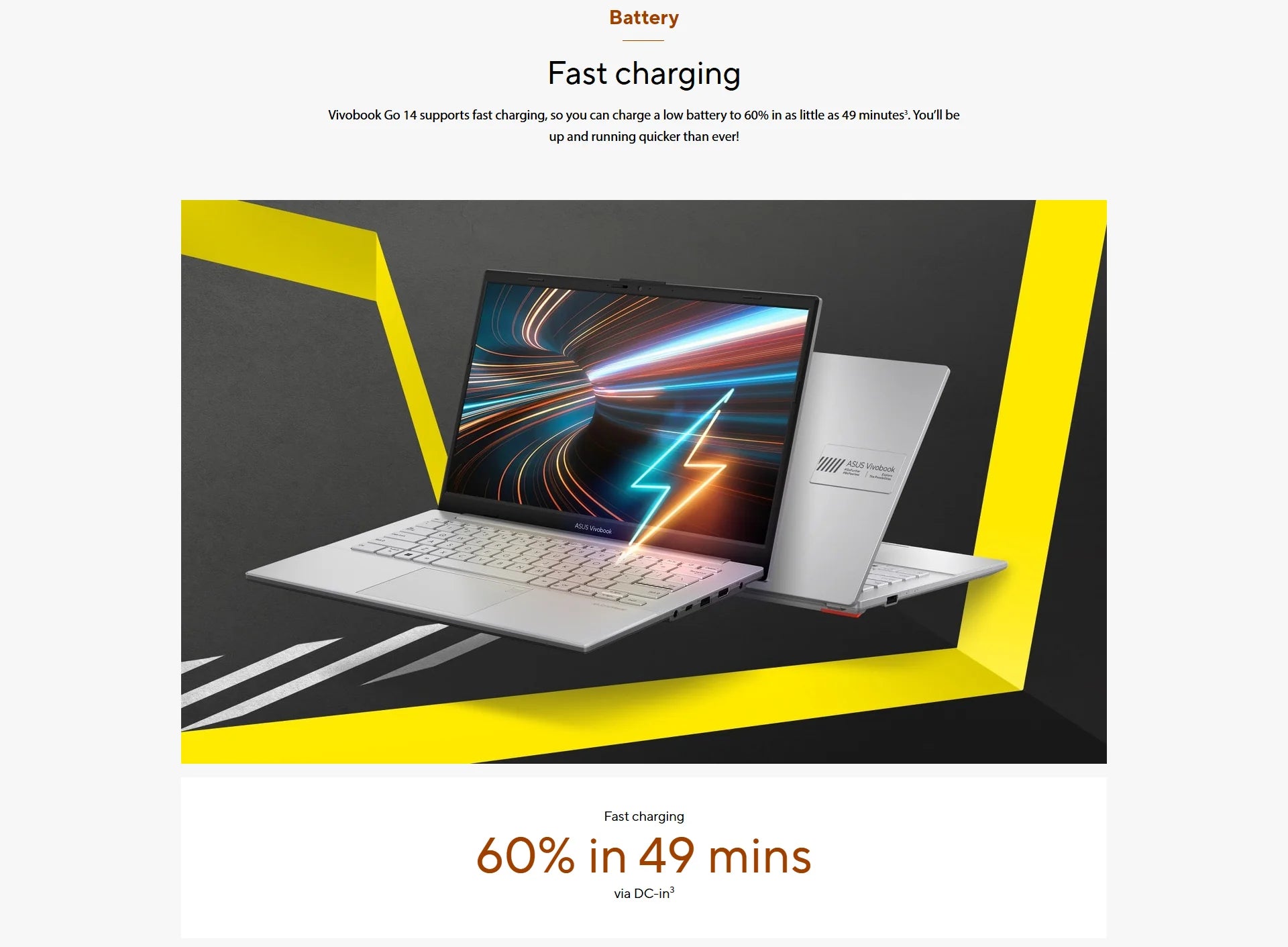 Asus Vivobook Go 14 E1404FA-NK611WSM Laptop (Mixed Black)