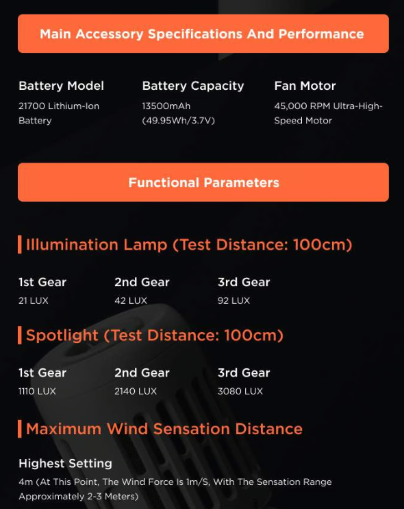 JisuLife Outdoor Fan Ultra1
