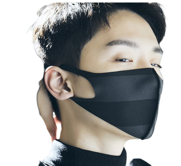 Looka Mask Stripe Gentle Black