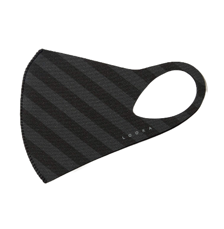 Looka Mask Stripe Gentle Black