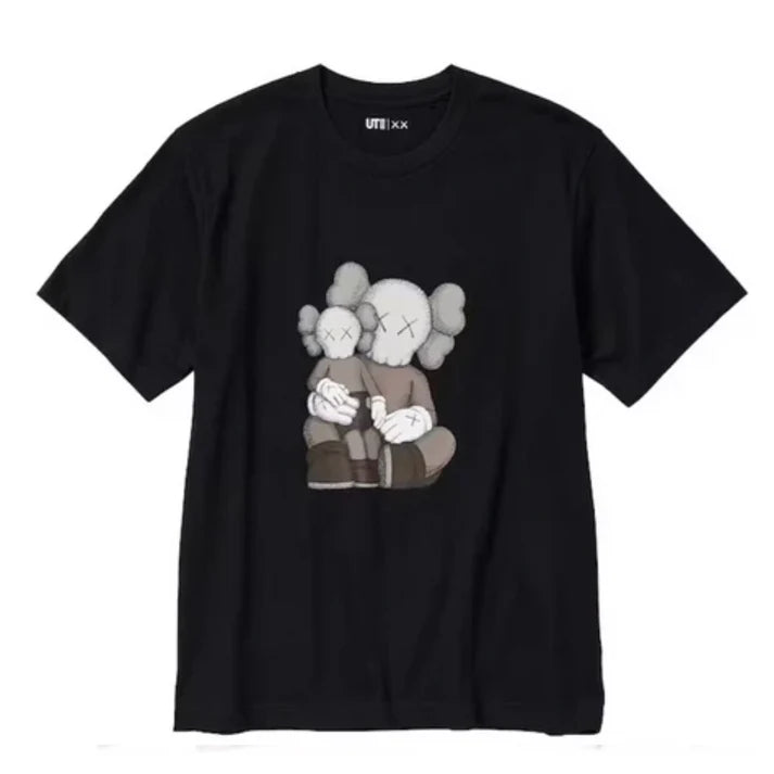 KAWS x Uniqlo Black Short Sleeve