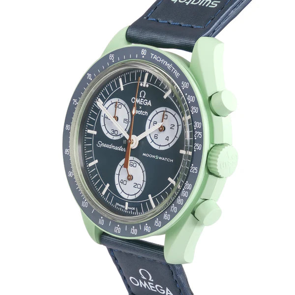 Swatch x Omega Bioceramic Moonswatch Mission to Earth