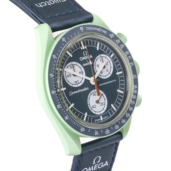 Swatch x Omega Bioceramic Moonswatch Mission to Earth