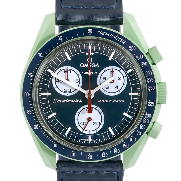 Swatch x Omega Bioceramic Moonswatch Mission to Earth