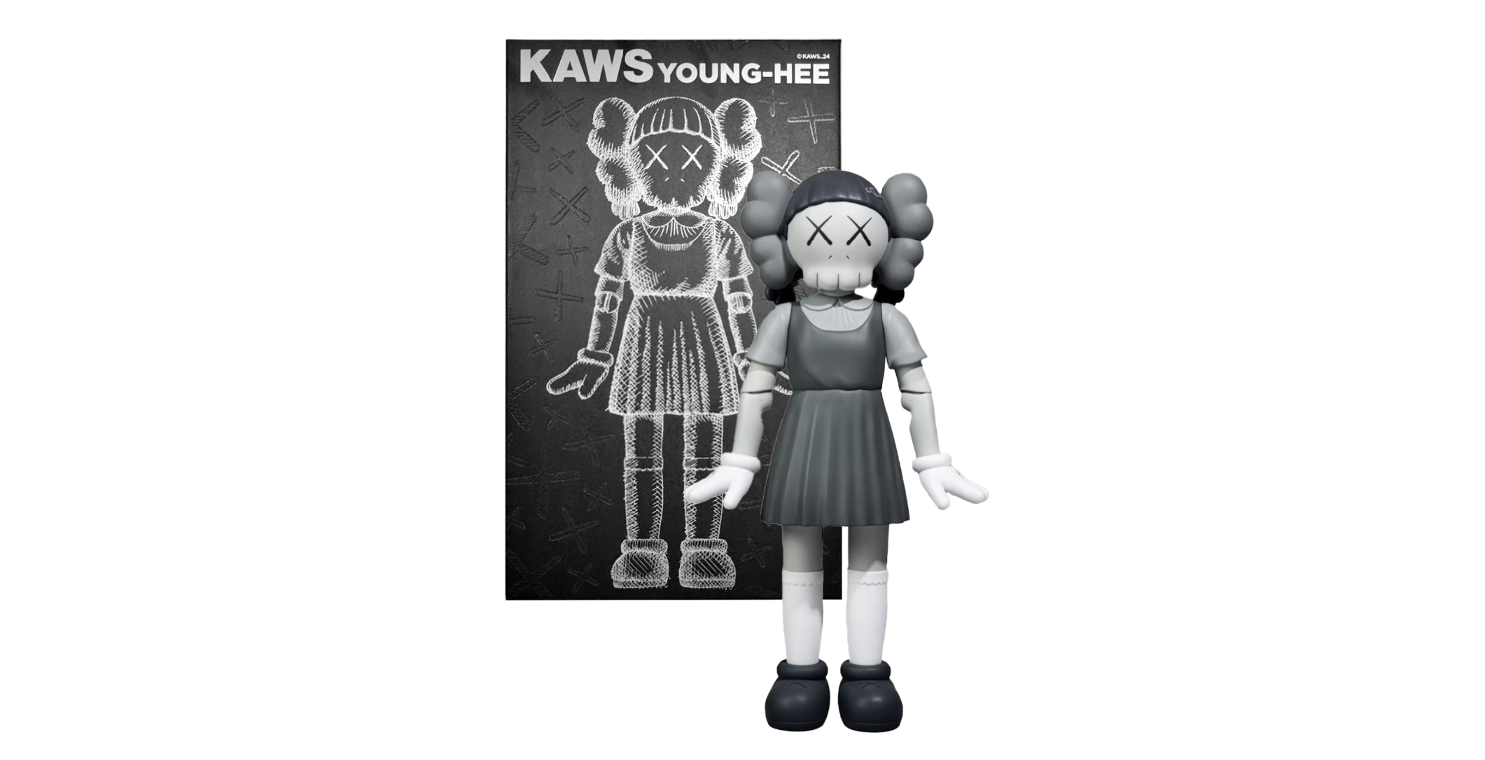 KAWS Young-Hee Vinyl Figure