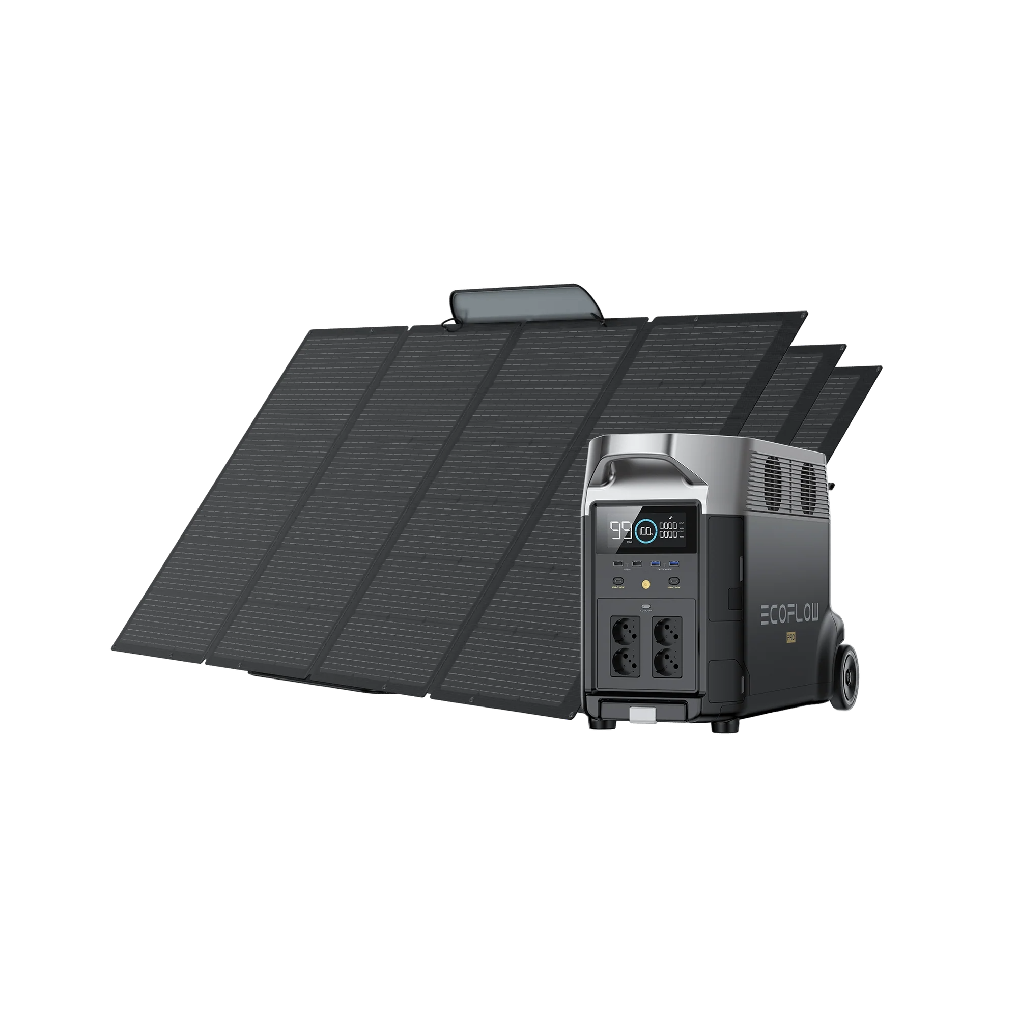 EcoFlow DELTA Pro Solar Generator (PV400W)