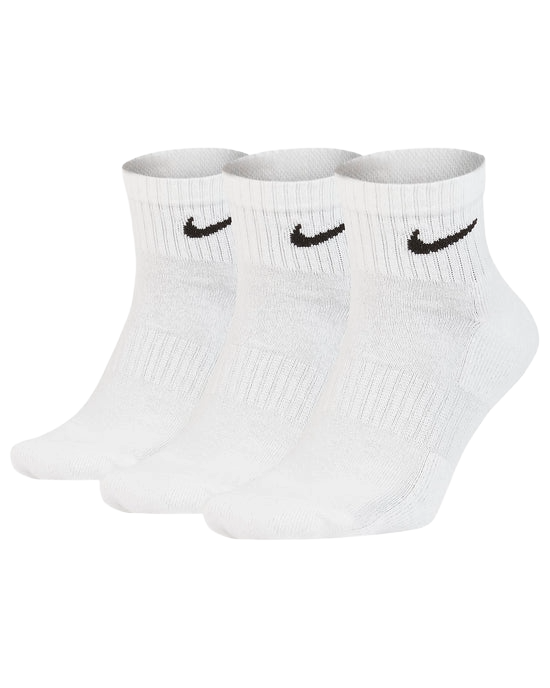Nike everyday cushion ankle training sock white
