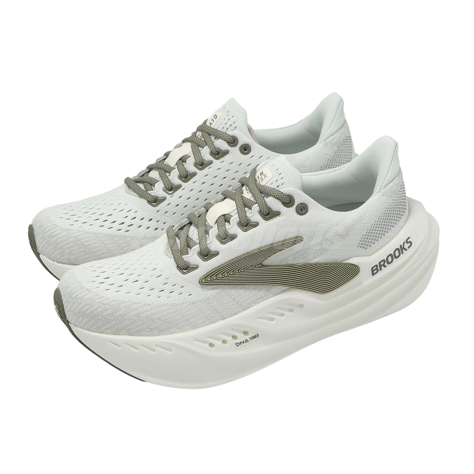 Brooks Glycerin Max Grey Dusty Olive Tea