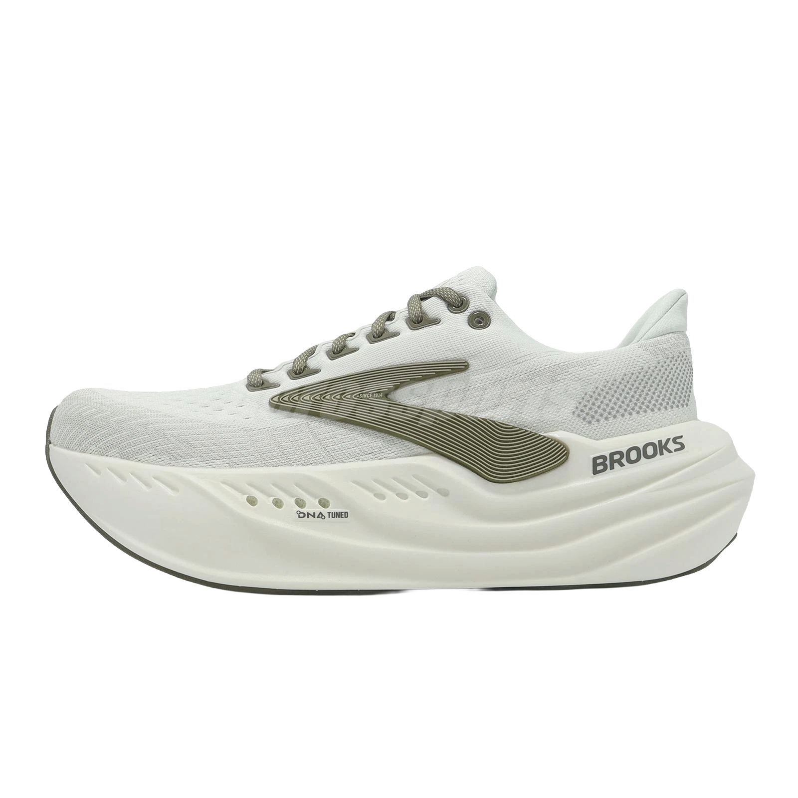 Brooks Glycerin Max Grey Dusty Olive Tea