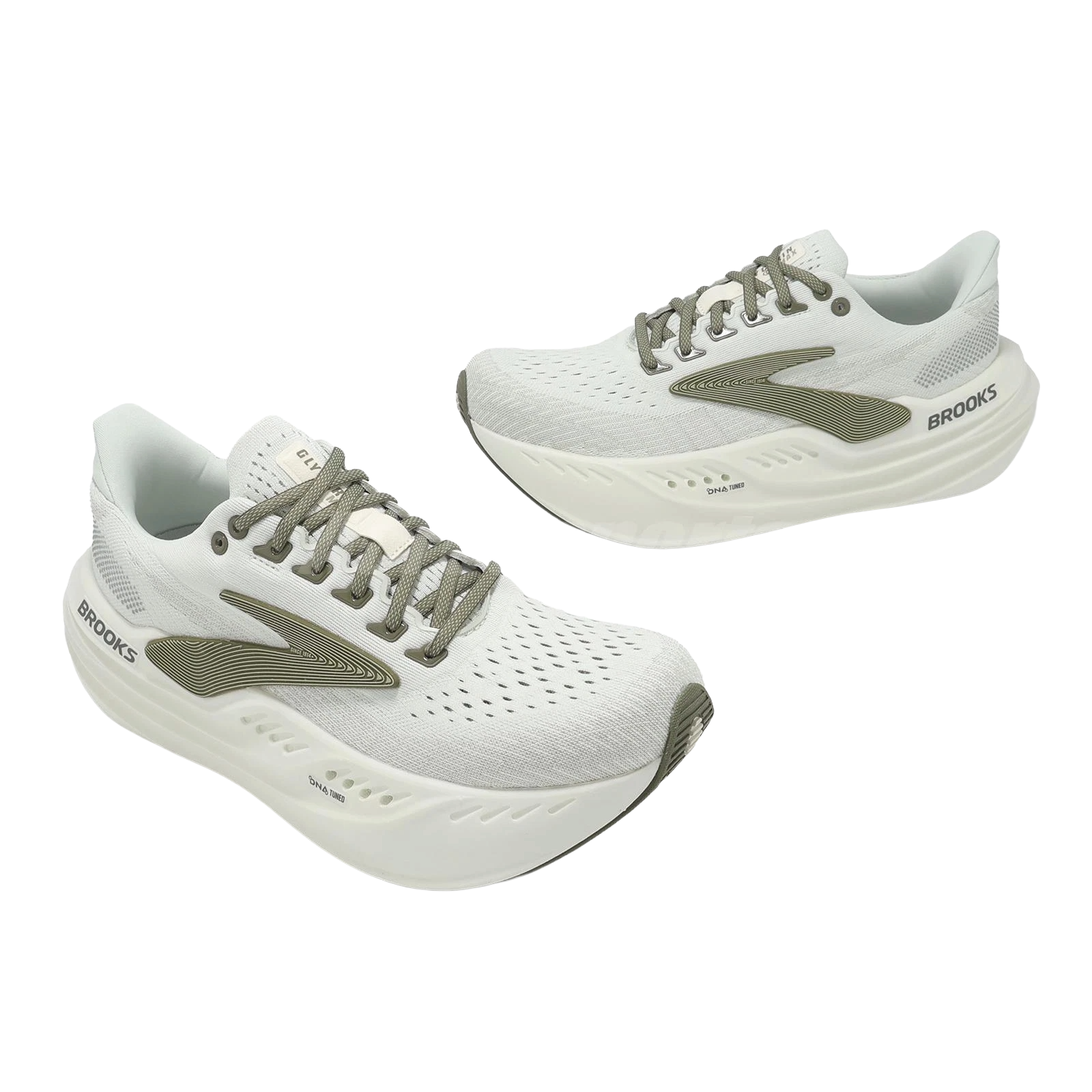 Brooks Glycerin Max Grey Dusty Olive Tea