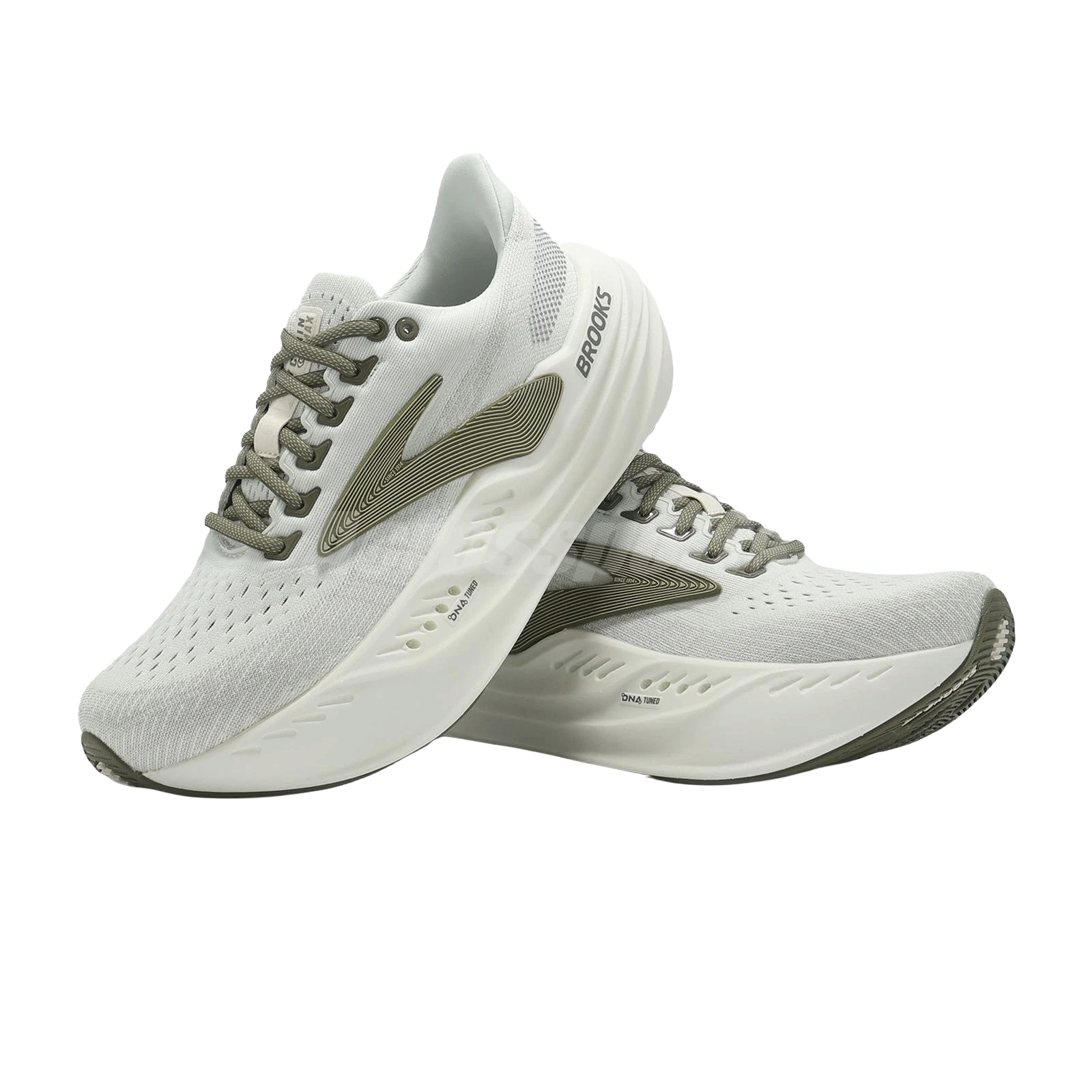 Brooks Glycerin Max Grey Dusty Olive Tea