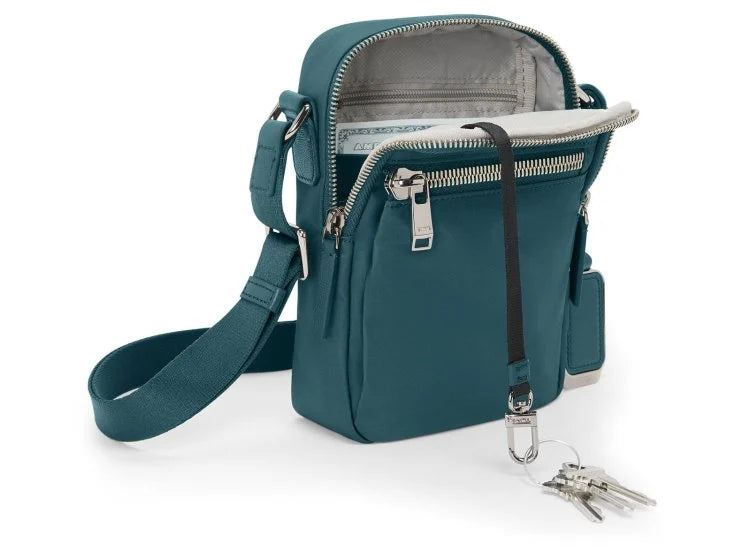 Tumi Voyageur Persia Crossbody Bag Blue Lagoon