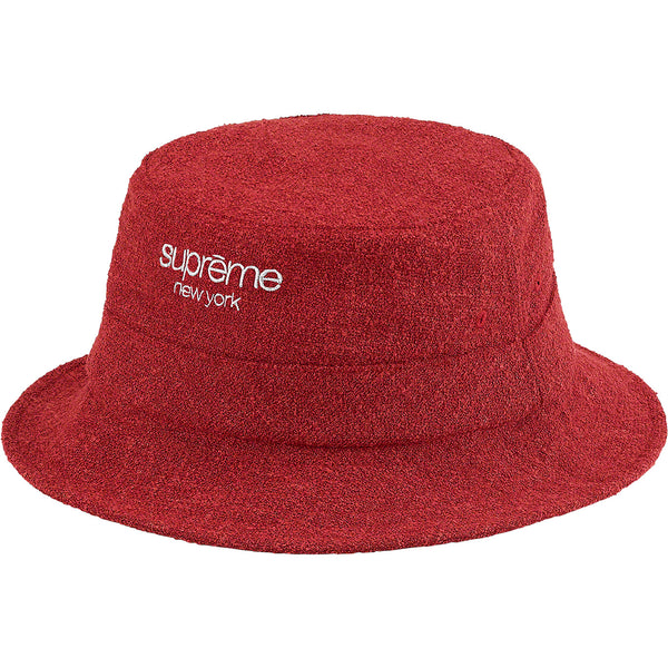 Supreme Classic Logo Terry Crusher Red