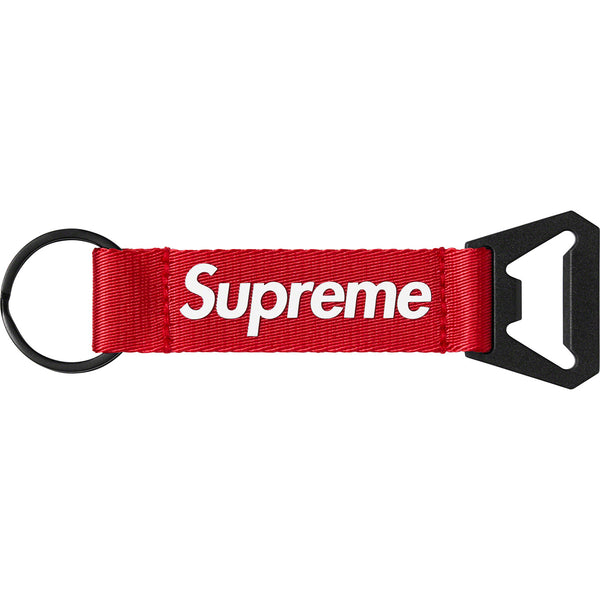 supreme webbing keychain RED