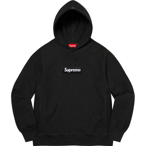 supreme black hoodie black box logo, Off 77%
