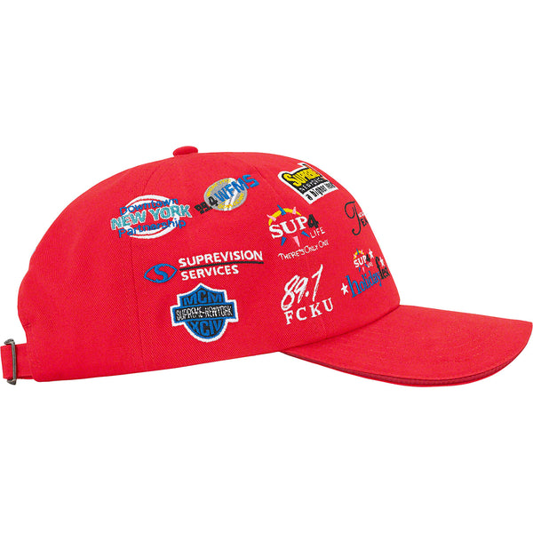 Supreme Sponsors 6-Panel Red – Gotgoods