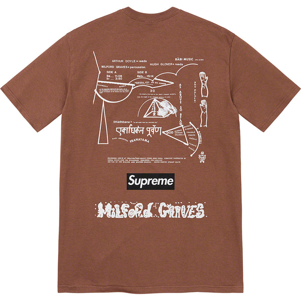 Supreme Milford Graves Tee Brown – Gotgoods