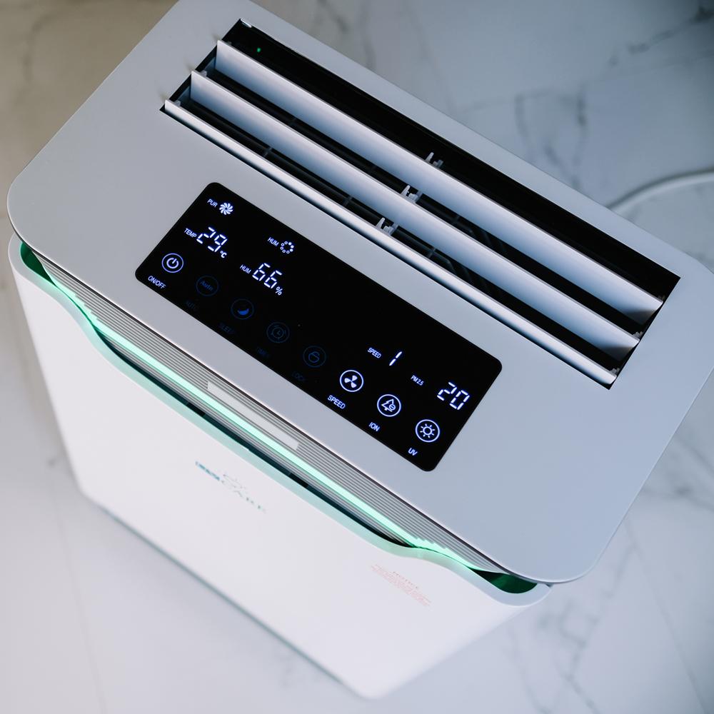 UV Care Air Purifier with Humidifier with HEPA filter and UV Germicidal Lamp (8 Stage)