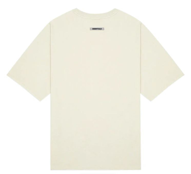 FEAR OF GOD ESSENTIALS 3D Silicon Applique Boxy T-Shirt Buttercream