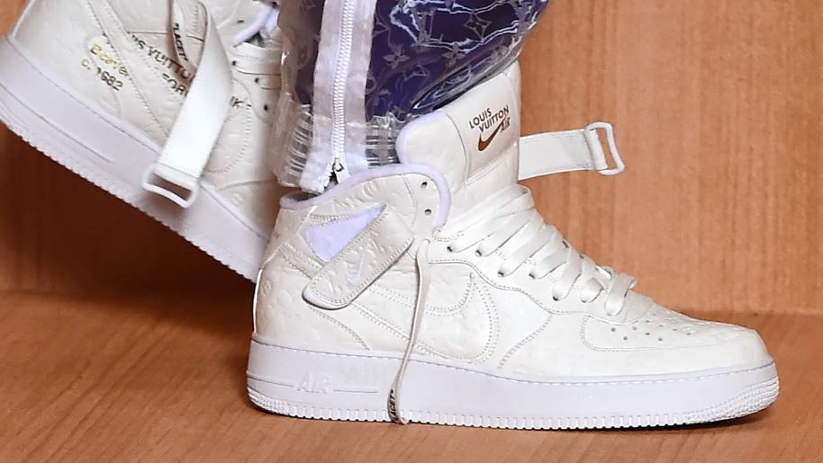 Louis Vuitton Nike Air Force 1 Mid By Virgil Abloh White
