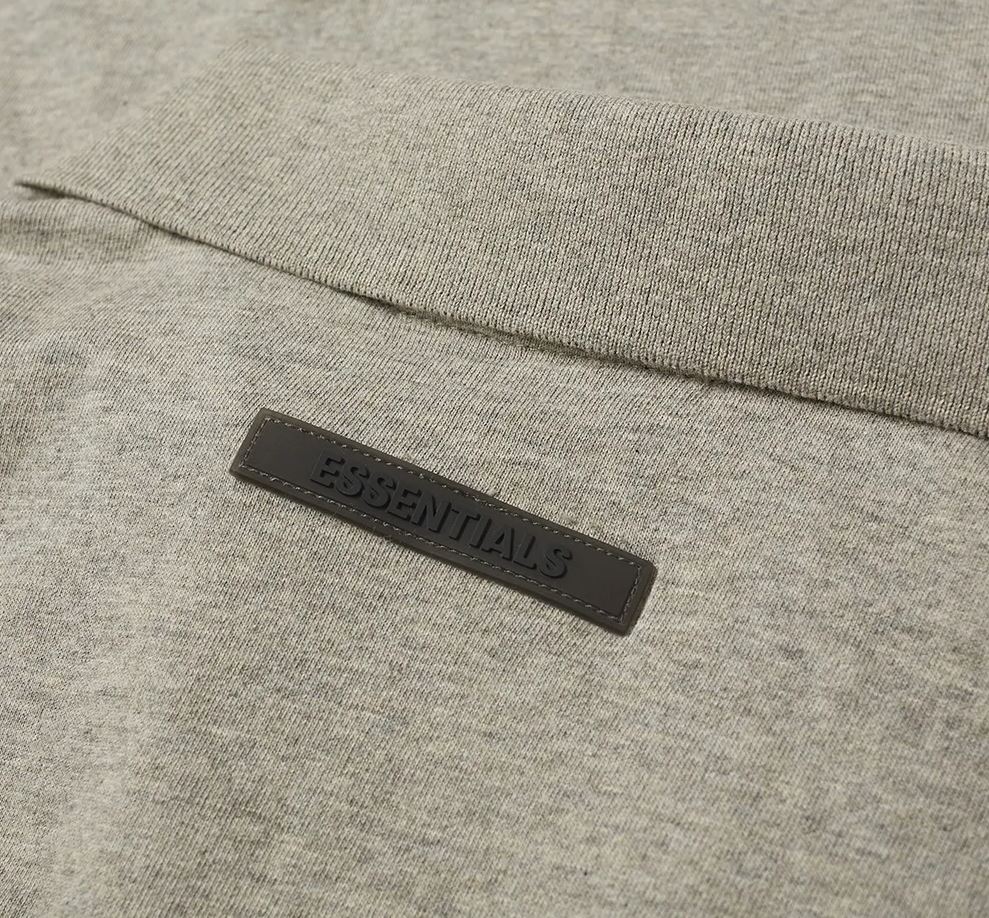Fear of God Essentials Polo Dark Heather Oatmeal