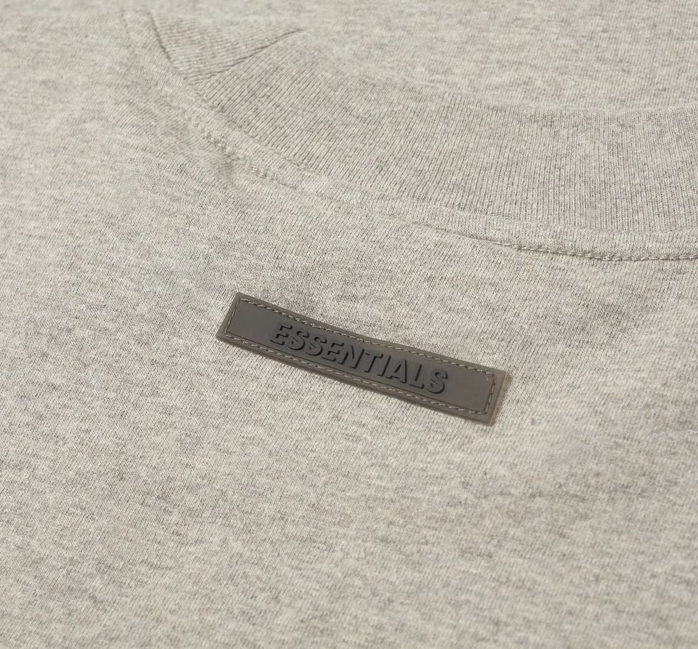 Fear of God Essentials Long Sleeve Tee Dark Heather Oatmeal