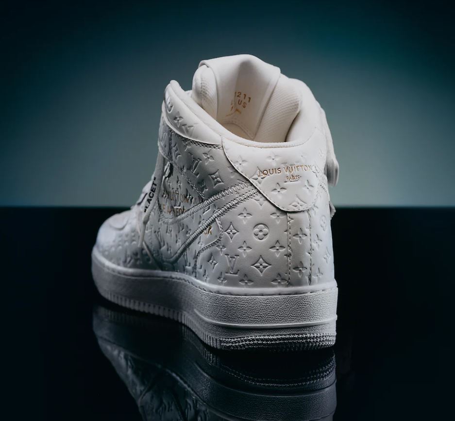 Louis Vuitton Nike Air Force 1 Mid By Virgil Abloh White