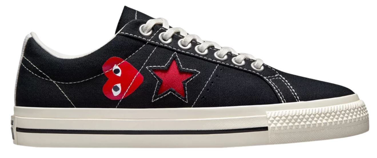 Converse One Star Ox Comme des Garcons PLAY Black