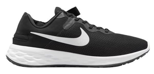 nike revolution 6 flyease black white