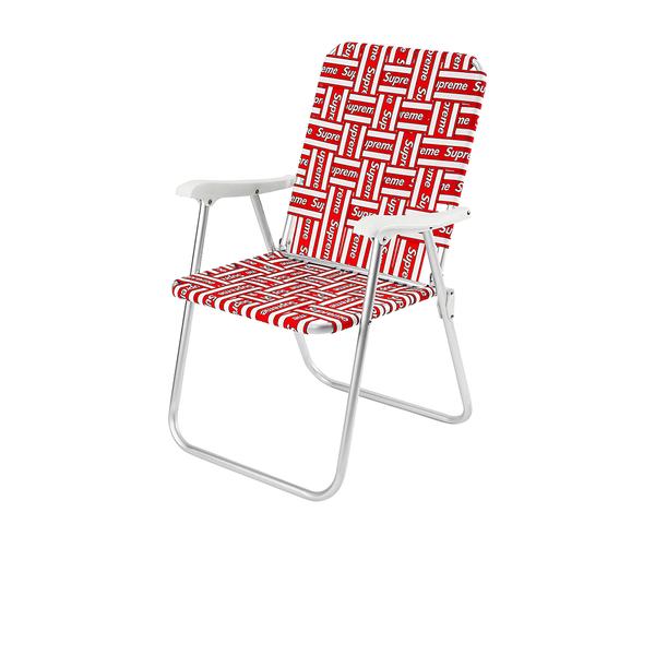 Supreme Lawn Chair Red