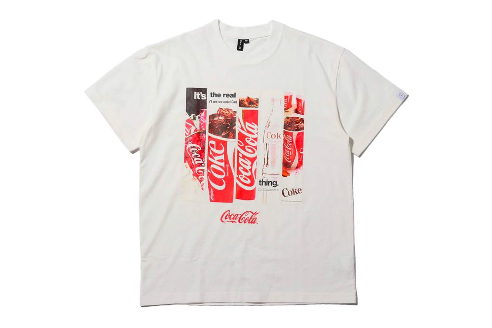 Coca-Cola By Atmos Lab Panel Tee White
