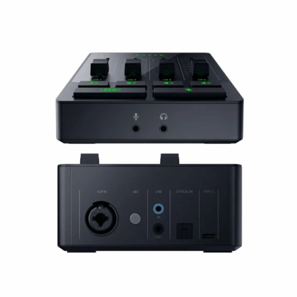 Razer Audio Mixer Analog Audio Mixer, 4-channel Interface with Mute Buttons