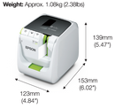 Epson LabelWorks LW-1000P Wi-Fi PC-Connectable Label Printer