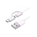Mi 2 in 1 USB Cable Micro USB to Type-C