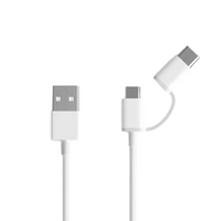 Mi 2 in 1 USB Cable Micro USB to Type-C