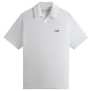 Kith Micro Waffle Drew Polo White