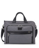 Tumi Slim Deluxe Portfolio Briefcase Business Shoulder Bag Gray