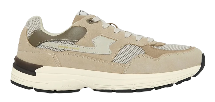 Stepney Workers Club Amiel S-Strike Suede Mix Sand