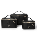 Tumi Voyageur Lex Train Case Crossbody Bag Black Gold