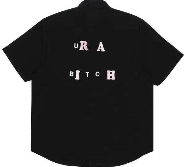 Supreme Bitch Short-Sleeve Work Shirt